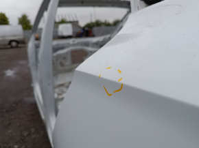 Quarter wing rear left Volkswagen ID.4 21-23 white LS9R, on the body, bump