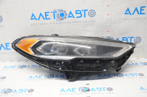 Front right headlight complete Ford Fusion mk5 17-20 LED, with DRL, sand