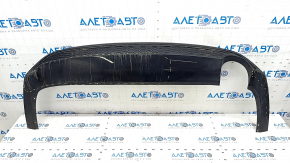 Kia Forte 19-21 4d rear bumper lip gloss black, broken mount, deep scratches