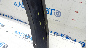 Kia Forte 19-21 4d rear bumper lip gloss black, broken mount, deep scratches