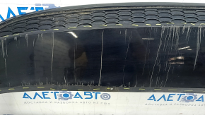 Kia Forte 19-21 4d rear bumper lip gloss black, broken mount, deep scratches