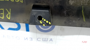 Kia Forte 19-21 4d rear bumper lip gloss black, broken mount, deep scratches