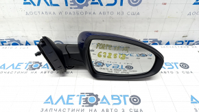 Side mirror right Kia Forte 19-24 blue, 3 pins, worn