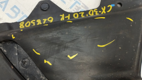 Front right mudguard front part Mazda CX-30 20 - worn, torn fasteners, broken