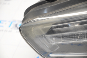Front left headlight complete Infiniti QX60 16-18 rest, xenon, sand, varnish peeled off