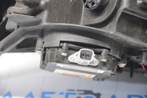Front left headlight complete Infiniti QX60 16-18 rest, xenon, sand, varnish peeled off