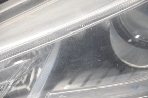 Front left headlight complete Infiniti QX60 16-18 rest, xenon, sand, varnish peeled off