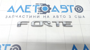 Emblem inscription FORTE trunk lid Kia Forte 19-21 4d