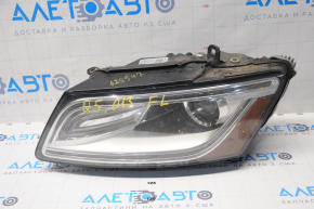 Front left headlight complete Audi Q5 8R 13-17 rest xenon, scratches, for polishing