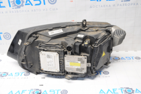 Front right headlight complete Audi Q5 8R 13-17 rest, xenon, scratches, for polishing
