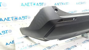 Rear bumper bare lower part Toyota Rav4 19 - without parking sensors, structure, scratches, broken mount