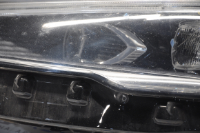 Headlight front left complete Ford Fusion mk5 17-20 LED, with DRL, sand, scratches