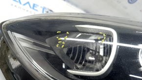 Headlight front left bare Kia Forte 19-21 halogen with bracket, sand, scratches