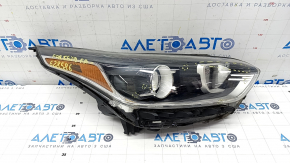 Headlight front right bare Kia Forte 19-21 halogen with bracket, sand, scratches