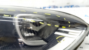 Headlight front right bare Kia Forte 19-21 halogen with bracket, sand, scratches