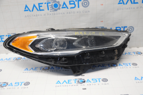 Front right headlight complete Ford Fusion mk5 17-20 LED, with DRL, sand