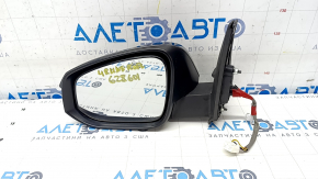 Side mirror left Toyota 4Runner 14-22 turn signal, backlight, graphite, 9 pins, scratches