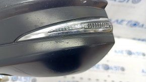 Side mirror left Toyota 4Runner 14-22 turn signal, backlight, graphite, 9 pins, scratches