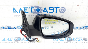 Side mirror right Toyota 4Runner 10-23 turn signal, backlight, graphite, 9 pins, scratches