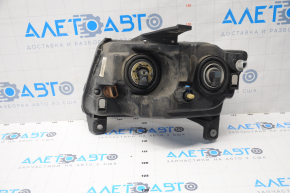 Headlight front right Jeep Compass 11-14 pre-rest light, varnish peeled, needs polishing