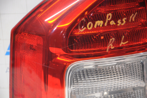 Left headlight Jeep Compass 11-13 prerest light, scratches