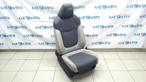 Passenger seat Toyota Rav4 19- without airbag, mechanical, cloth, combined gray, for dry cleaning, driftwood