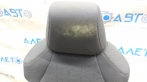 Passenger seat Toyota Rav4 19- without airbag, mechanical, cloth, combined gray, for dry cleaning, driftwood