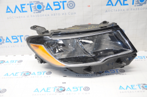Headlight front right complete Jeep Compass 17- halogen, without fastening, scratches
