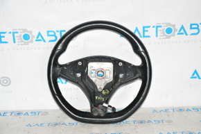 Steering wheel naked Tesla Model X 16-21 leather black, heated, scratches
