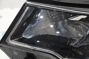 Headlight front left complete Jeep Compass 17- halogen, without fastening, sand
