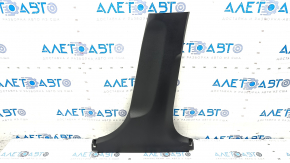 Center pillar trim lower right Kia Forte 19-24 black, scratches