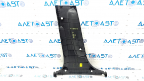 Center pillar trim lower right Kia Forte 19-24 black, scratches
