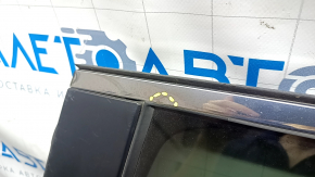 Door assembly rear left Toyota Rav4 19-20 black 218, dent, bump on molding, scratches on trim