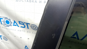 Door assembly rear left Toyota Rav4 19-20 black 218, dent, bump on molding, scratches on trim
