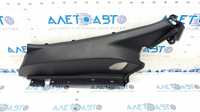 Rear pillar trim lower left Kia Forte 19-21 4d black, scratch