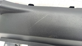 Rear pillar trim lower left Kia Forte 19-21 4d black, scratch