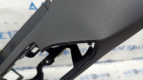 Front panel trim lower Kia Forte 19-24 black without backlight and start-stop, pokes
