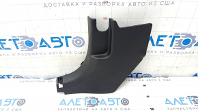 Front pillar trim lower left Kia Forte 19-24 black, worn