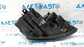 Headlight front left VW Jetta 11-16 USA halogen, sand, melted glass