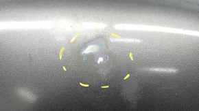 Hood bare Nissan Rogue 14-20 aluminum, graphite KAD, dented, poked, sawed off
