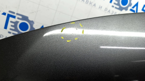 Hood bare Nissan Rogue 14-20 aluminum, graphite KAD, dented, poked, sawed off
