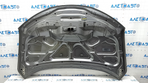 Hood bare Nissan Rogue 14-20 aluminum, graphite KAD, dented, poked, sawed off
