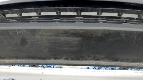 Kia Forte 19-21 front bumper lip assembled 3 parts under DRL, gloss, sand, scratches, cracked