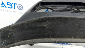 Kia Forte 19-21 front bumper lip assembled 3 parts under DRL, gloss, sand, scratches, cracked