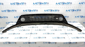 Kia Forte 19-21 front bumper lip assembled 3 parts under DRL, gloss, sand, scratches, cracked
