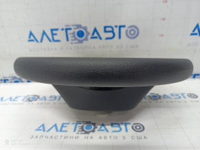 Naked steering wheel Kia Forte 19-21 black rubber with buttons, scratches on the pad