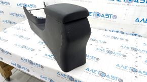 Console central armrest and cup holders Kia Forte 19-24 leather black, scratches