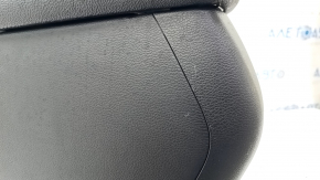 Console central armrest and cup holders Kia Forte 19-24 leather black, scratches