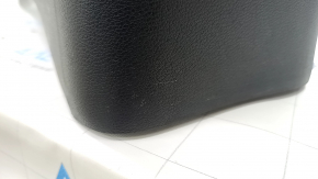 Console central armrest and cup holders Kia Forte 19-24 leather black, scratches