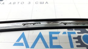 Upper door molding front right Kia Forte 19-24 black, dents
